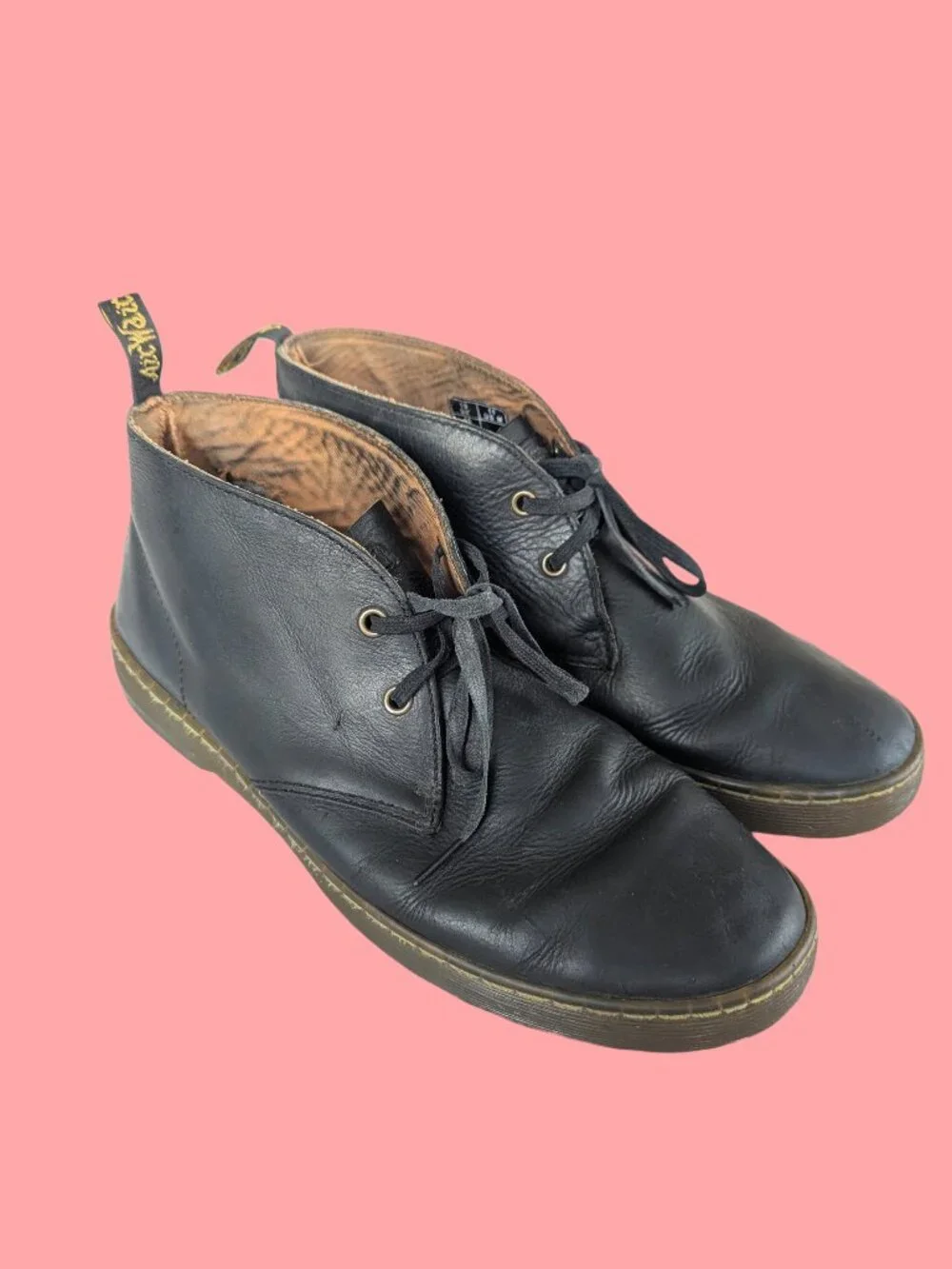 Doc Martens Black leather Cabrillo Men's Desert Boots - Size 11 US men's
